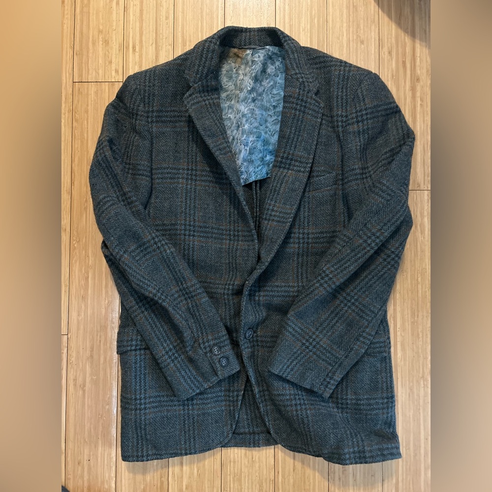 Brooksfield Men’s Wool Plaid Jacket - Vintage